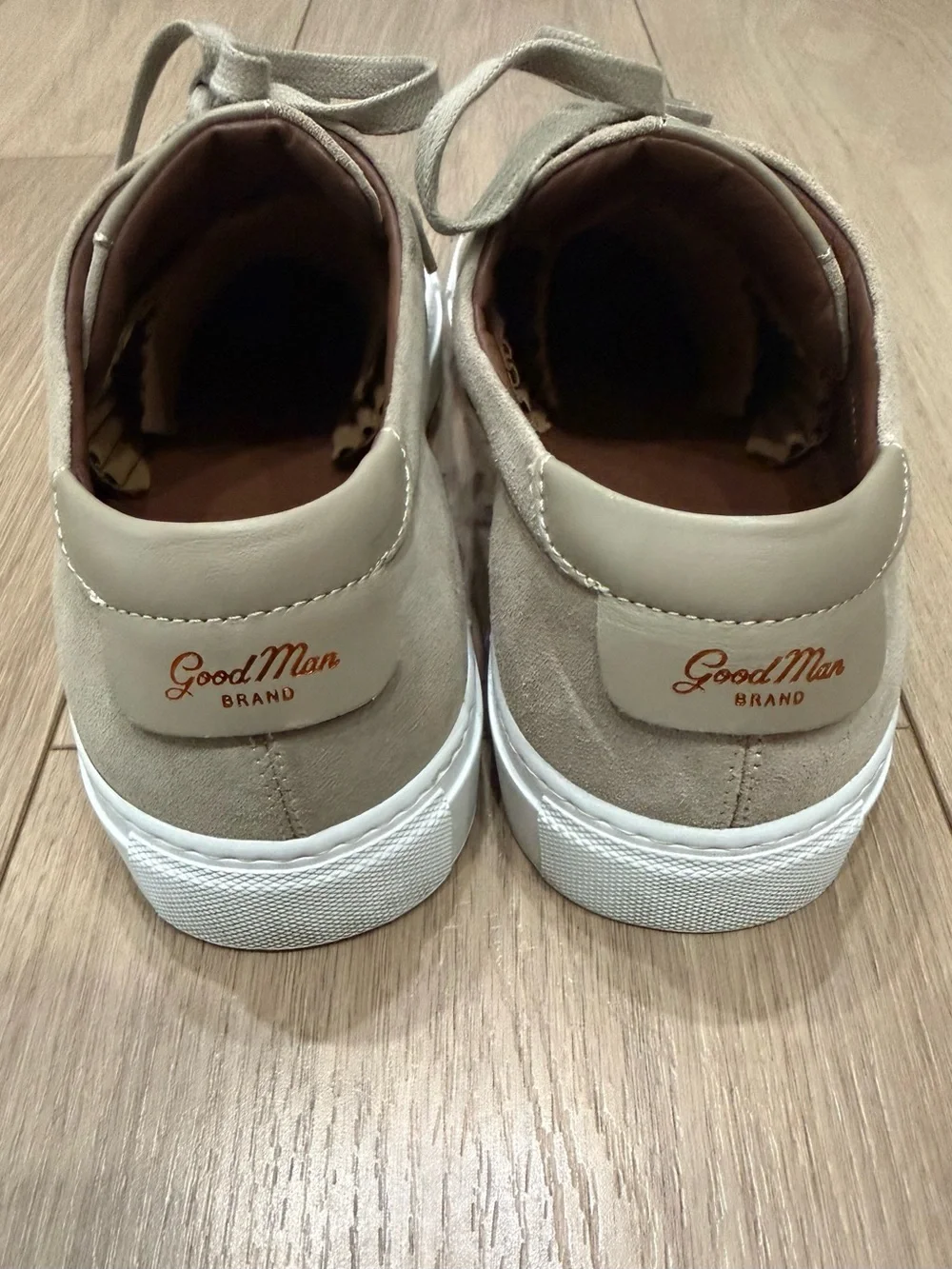 Good Man Brand Men's Suede Sneakers in Light beige